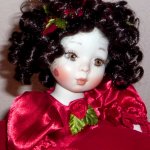 Прекрасная роза, фарфоровая кукла от Мари Осмонд