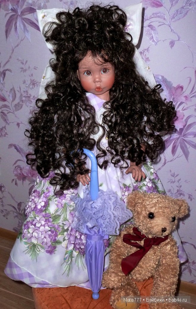 Роскошная и очаровательная фарфоровая кукла от Линды Рик