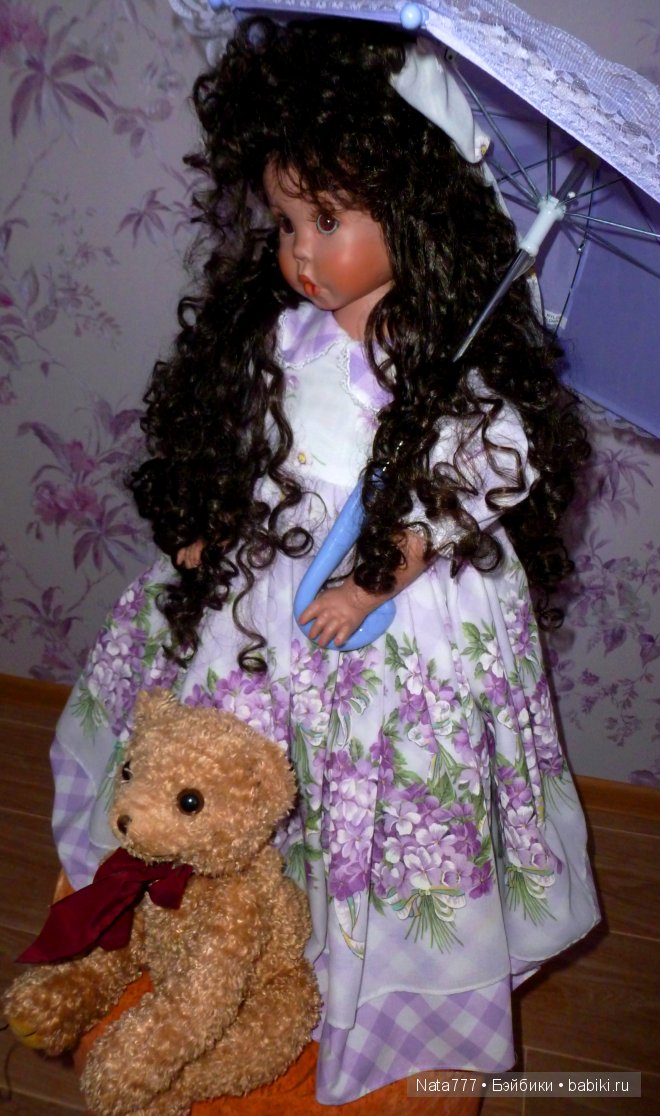 Роскошная и очаровательная фарфоровая кукла от Линды Рик (фото 8)