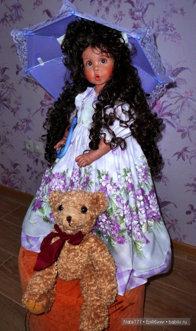 Роскошная и очаровательная фарфоровая кукла от Линды Рик (фото 5)