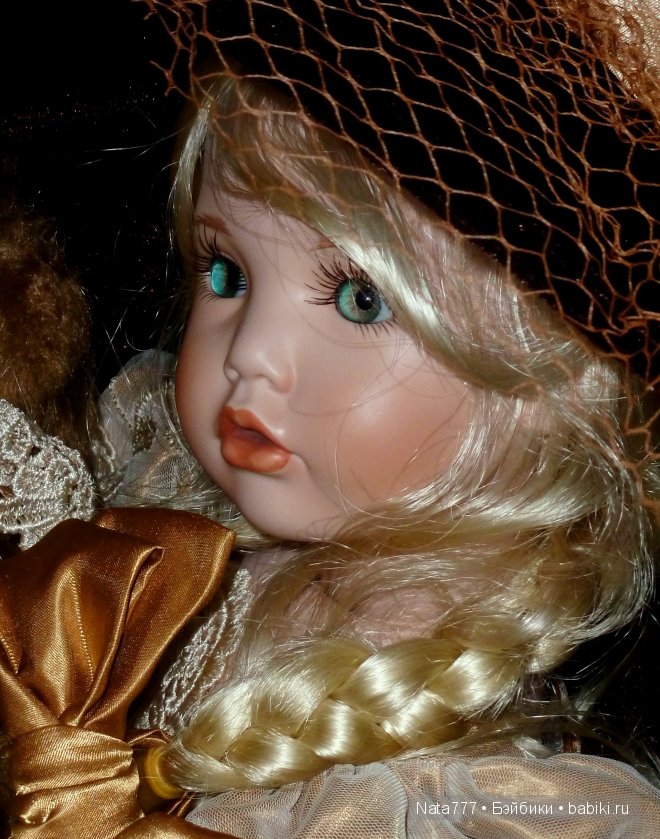 "Прекрасная незнакомка" фарфоровая кукла от Линды Рик (фото 10)