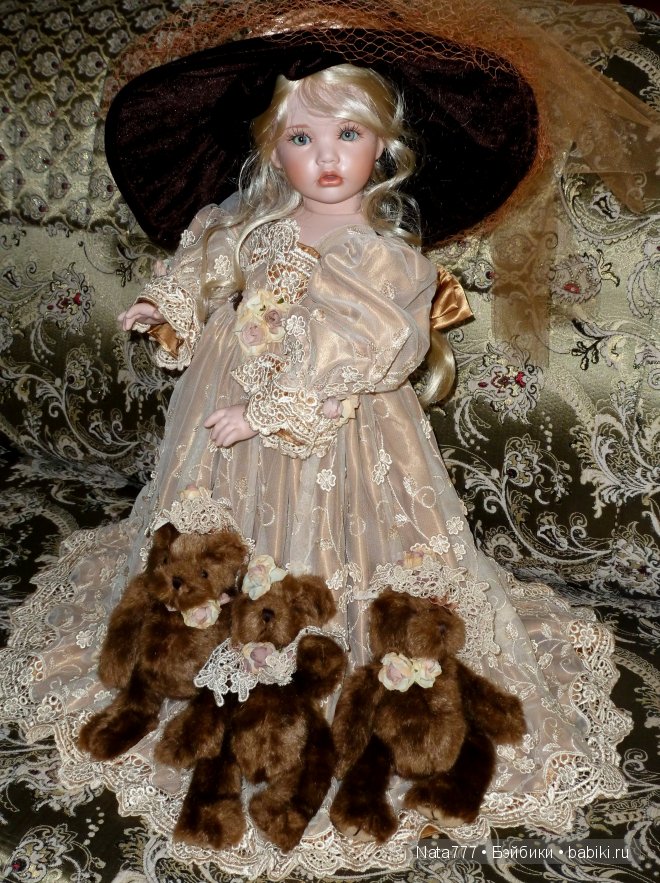 "Прекрасная незнакомка" фарфоровая кукла от Линды Рик