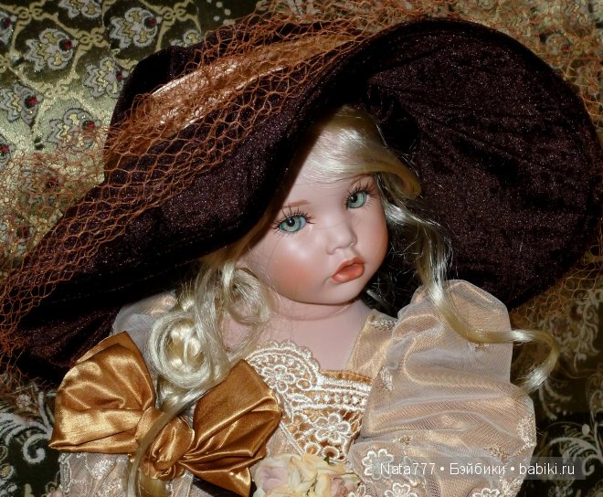 "Прекрасная незнакомка" фарфоровая кукла от Линды Рик (фото 6)