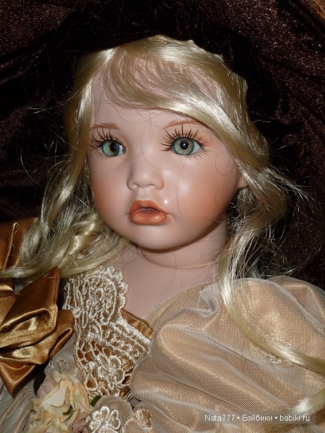"Прекрасная незнакомка" фарфоровая кукла от Линды Рик (фото 5)