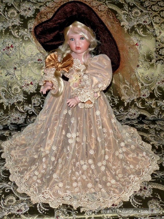 "Прекрасная незнакомка" фарфоровая кукла от Линды Рик (фото 7)