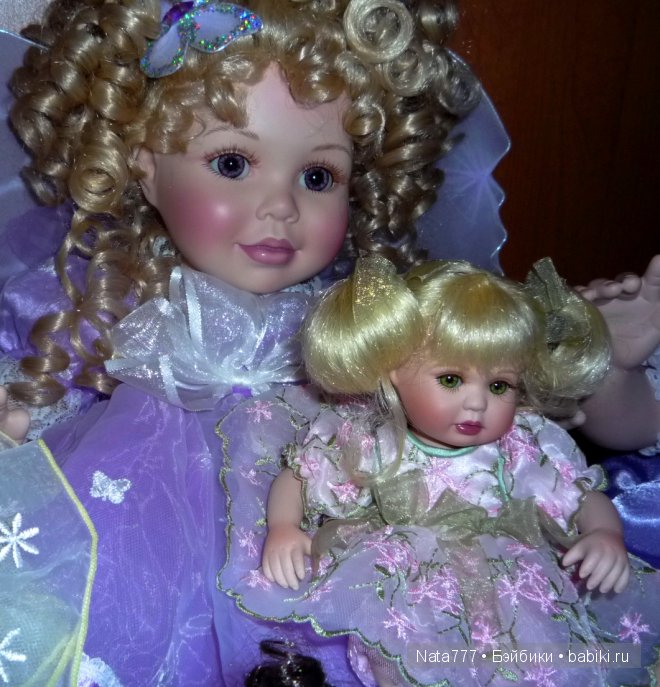 "Нежный цветочек", фарфоровая кукла от Мари Осмонд (фото 5)