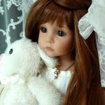 "Маленькая принцесса" виниловая кукла от Линды Рик