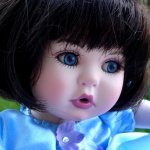 "Голубое сияние" фарфоровая кукла от Мари Осмонд