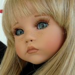 "Маленькая школьница" виниловая кукла от Линды Рик