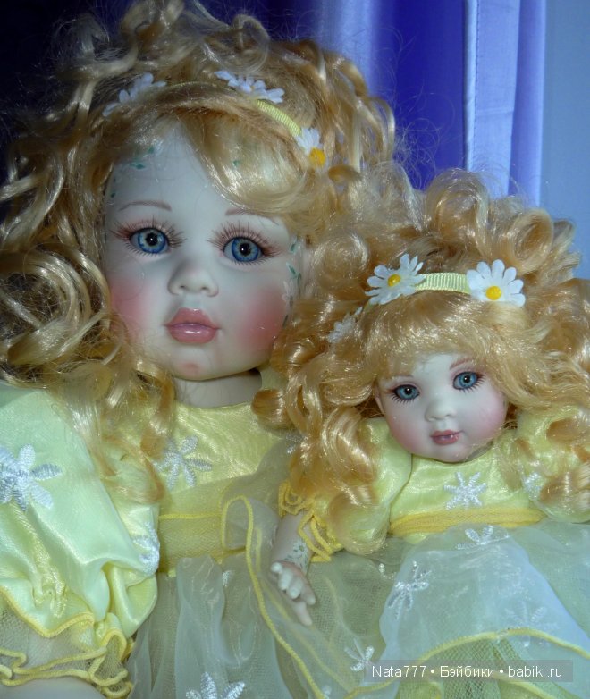 "Daisyetta and Sabrina" фарфоровые куклы от Мари Осмонд (фото 9)
