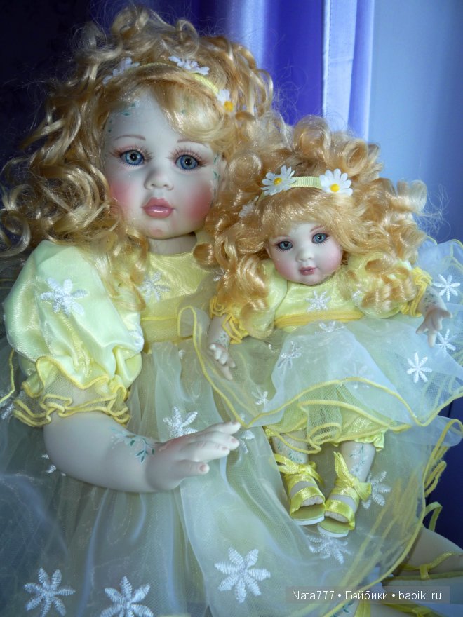 "Daisyetta and Sabrina" фарфоровые куклы от Мари Осмонд (фото 7)