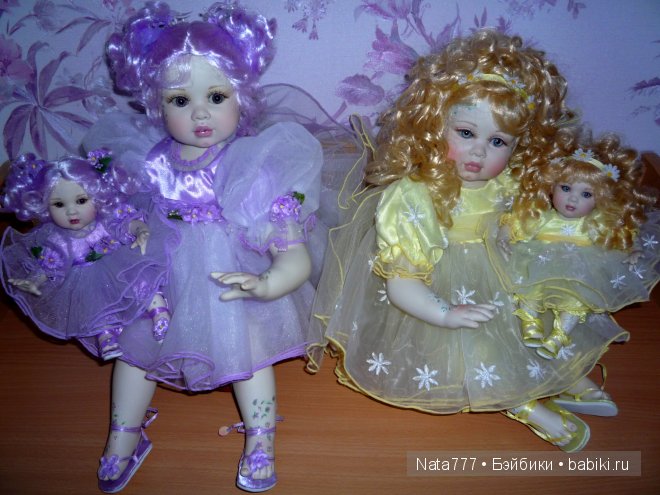 "Daisyetta and Sabrina" фарфоровые куклы от Мари Осмонд (фото 4)