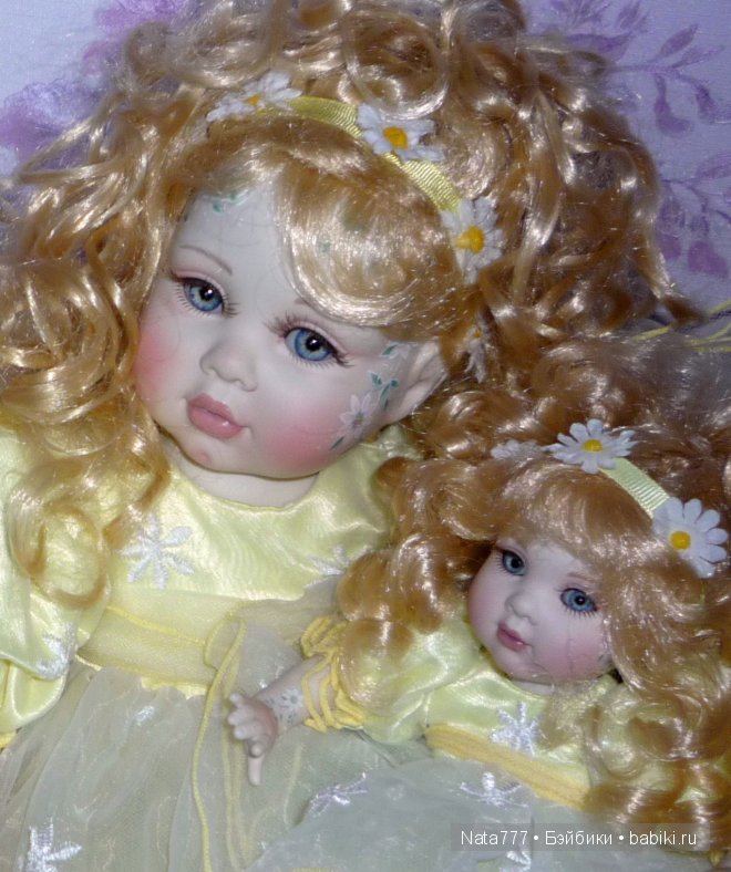 "Daisyetta and Sabrina" фарфоровые куклы от Мари Осмонд (фото 5)