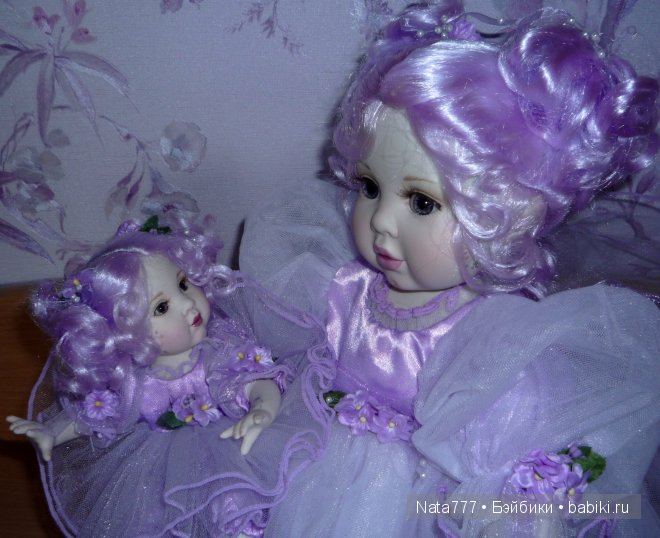 "Daisyetta and Sabrina" фарфоровые куклы от Мари Осмонд (фото 3)