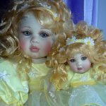 "Daisyetta and Sabrina" фарфоровые куклы от Мари Осмонд