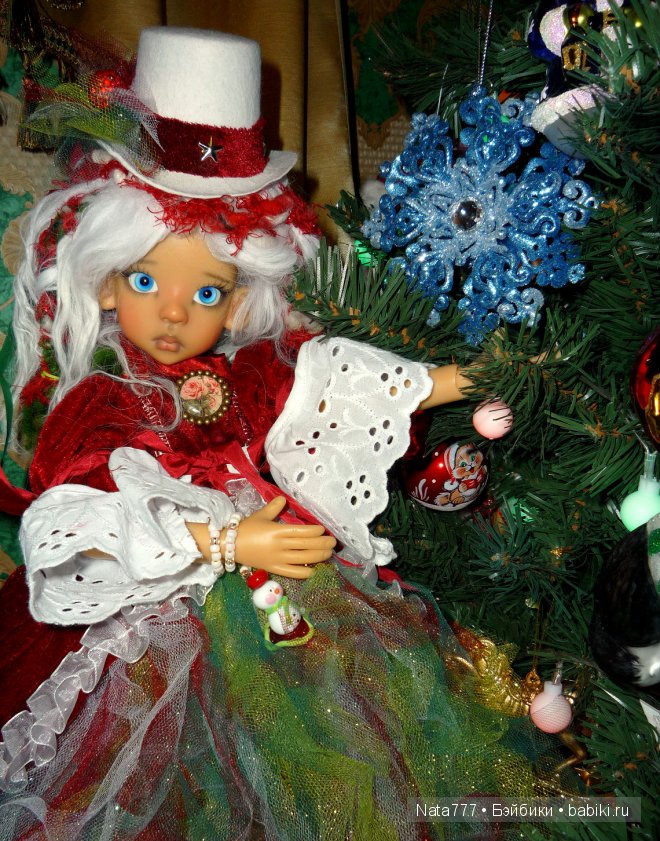 С Новым годом и Рождеством! Кукла Kaye Wiggs