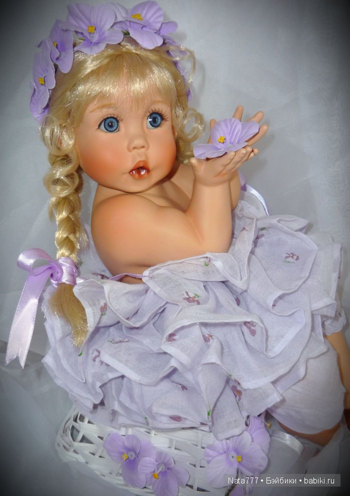 Прекрасная Веолет, фарфоровая кукла от Сидни Рольф (фото 5)