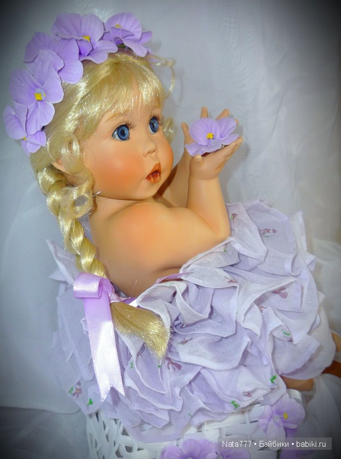 Прекрасная Веолет, фарфоровая кукла от Сидни Рольф (фото 2)