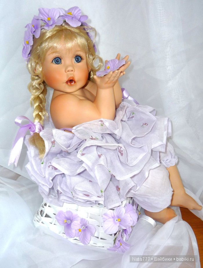 Прекрасная Веолет, фарфоровая кукла от Сидни Рольф (фото 3)