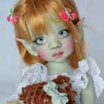 Grey Elf Talyssa by Kaye Wiggs