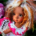 Прекрасная Талисса в саду цветов!!