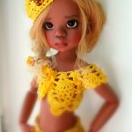 Новый яркий наряд для кукол Kaye Wiggs