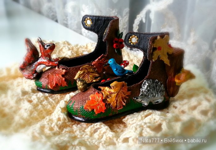 Моя авторская работа по декорированию обуви