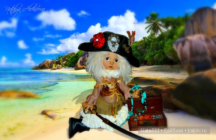 OOAK Chocolate Wendy as "Captain of the High Seas!" by Nikki Britt