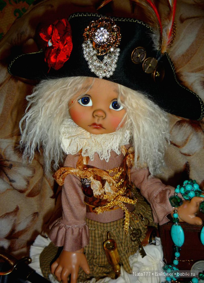 OOAK Chocolate Wendy as Captain of the High Seas! by Nikki Britt