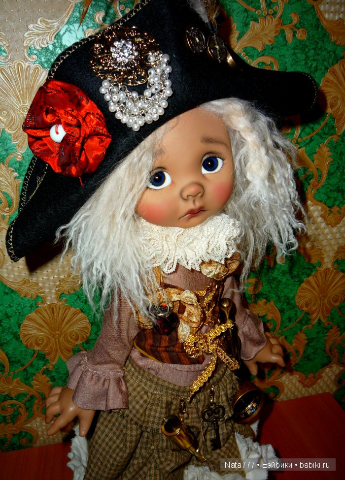 OOAK Chocolate Wendy as Captain of the High Seas! by Nikki Britt