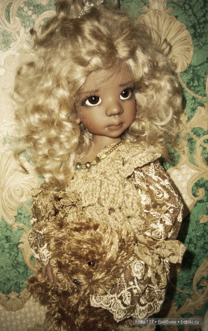 Золотая Талиссочка — Куклы Kaye Wiggs (Кайе Виггс): авторские BJD (БЖД) (фото 9)