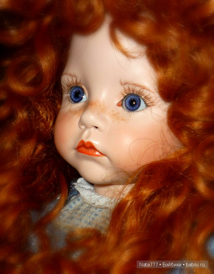 Фарфоровая кукла. Рыжеволосая красавица от Линды Рик