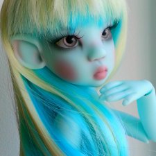 Моя голубая богиня Микки от Kaye Wiggs