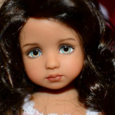 #4 Молд куколки, фантастической и невероятной красоты с росписью от Lana Dobbs