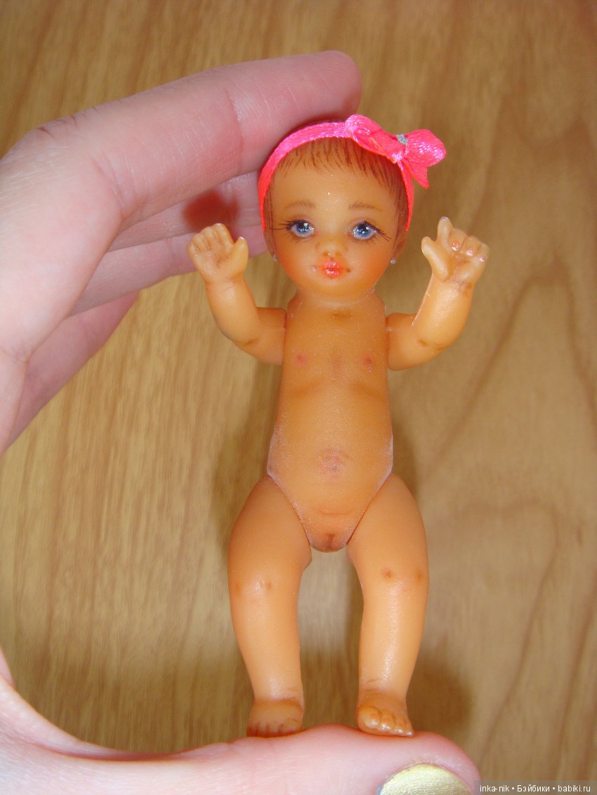 Превращение в Дюймовочку — Реставрация и преображение кукол: ремонт (фото 2)