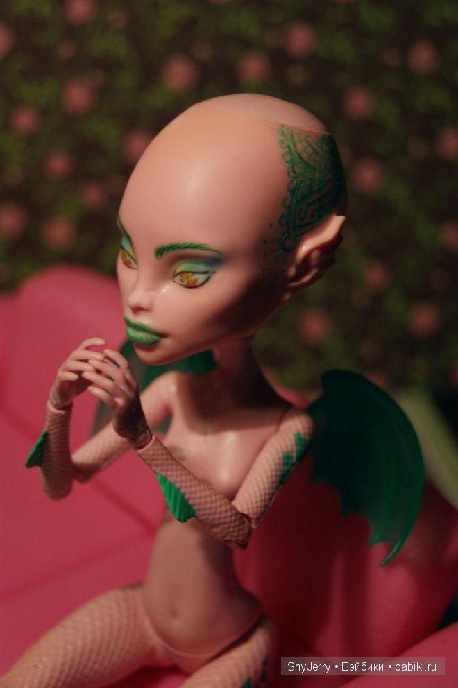 Ящерка. Маленькая эволюция. Monster High, GrotesqueDoll