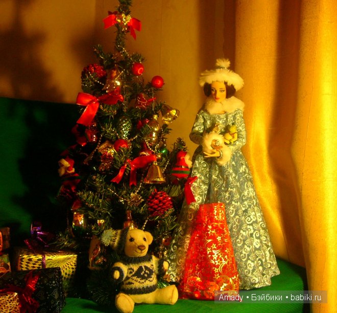 Снегурочка поздравляет малышей