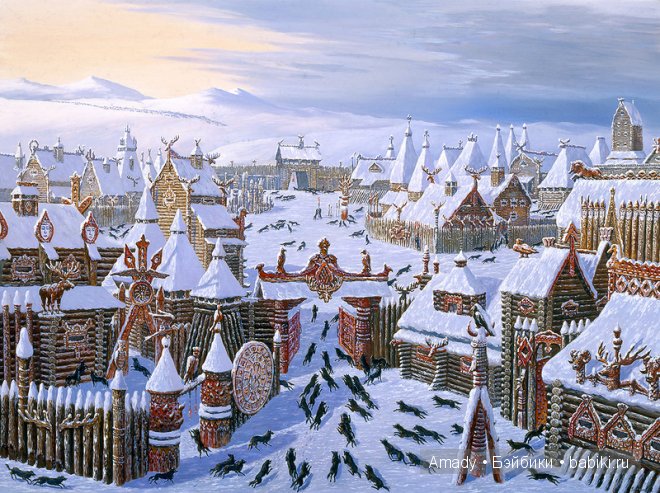 Славянский фэнтези мир в картинах Всеволода Борисовича Иванова