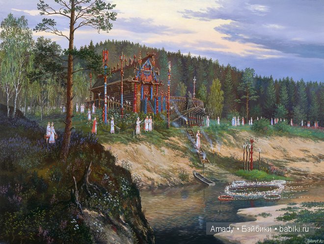 Славянский фэнтези мир в картинах Всеволода Борисовича Иванова