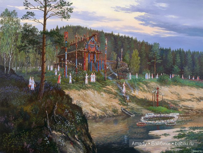 Славянский фэнтези мир в картинах Всеволода Борисовича Иванова