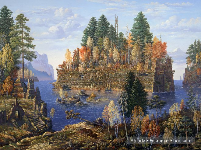 Славянский фэнтези мир в картинах Всеволода Борисовича Иванова