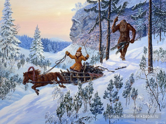 Славянский фэнтези мир в картинах Всеволода Борисовича Иванова