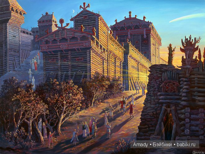 Славянский фэнтези мир в картинах Всеволода Борисовича Иванова