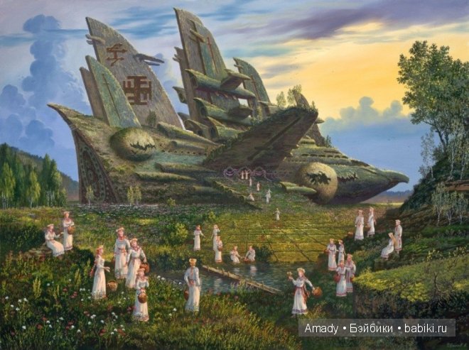 Славянский фэнтези мир в картинах Всеволода Борисовича Иванова