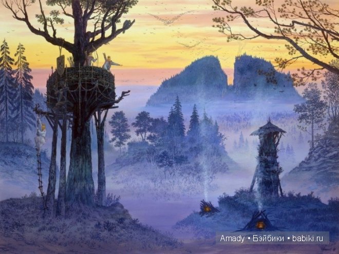 Славянский фэнтези мир в картинах Всеволода Борисовича Иванова