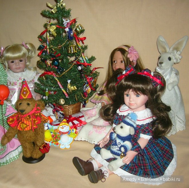 Наша новогодняя елочка — Куклы Gotz (Готц): Ханна