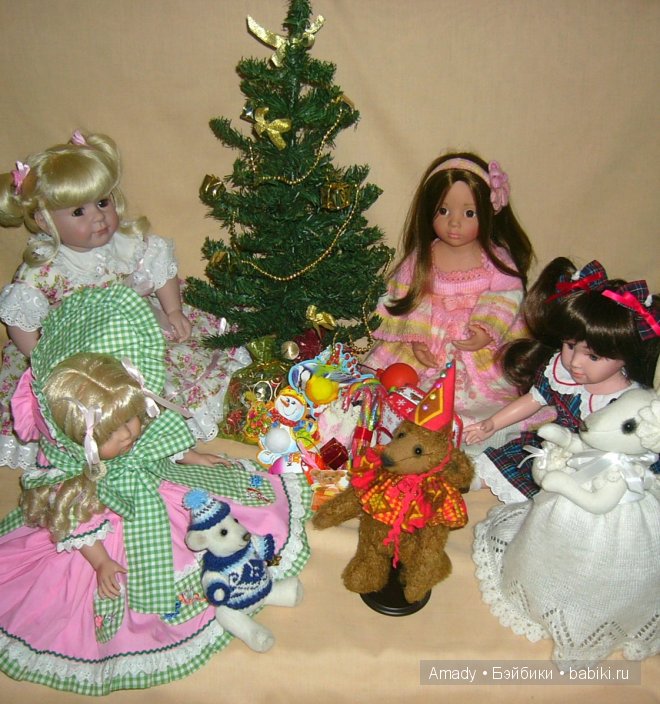 Наша новогодняя елочка — Куклы Gotz (Готц): Ханна