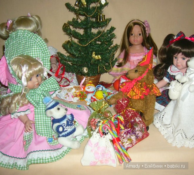 Наша новогодняя елочка — Куклы Gotz (Готц): Ханна