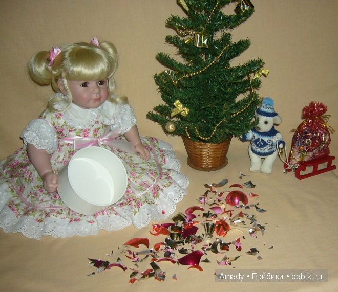 Наша новогодняя елочка — Куклы Gotz (Готц): Ханна