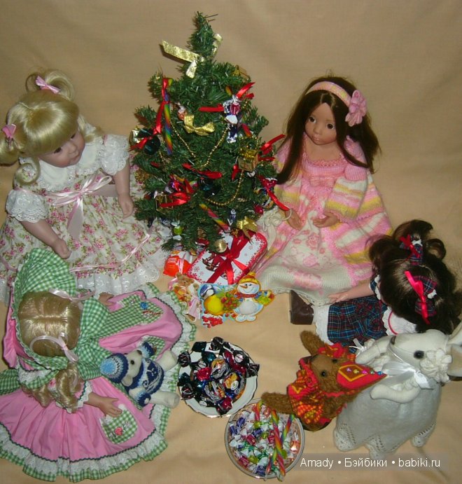 Наша новогодняя елочка — Куклы Gotz (Готц): Ханна